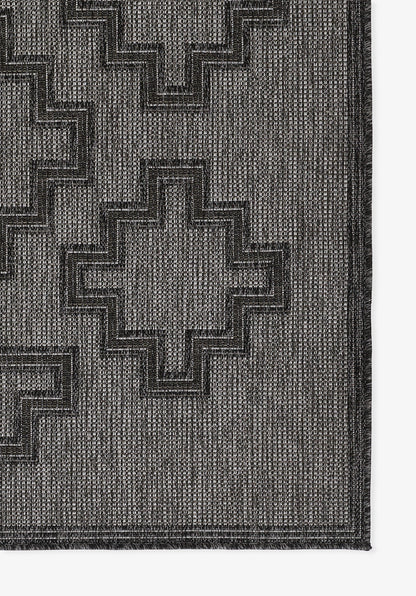 Momeni Hampton HAM-9 Charcoal Indoor/Outdoor Area Rug