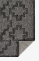 Momeni Hampton HAM-9 Charcoal Indoor/Outdoor Area Rug