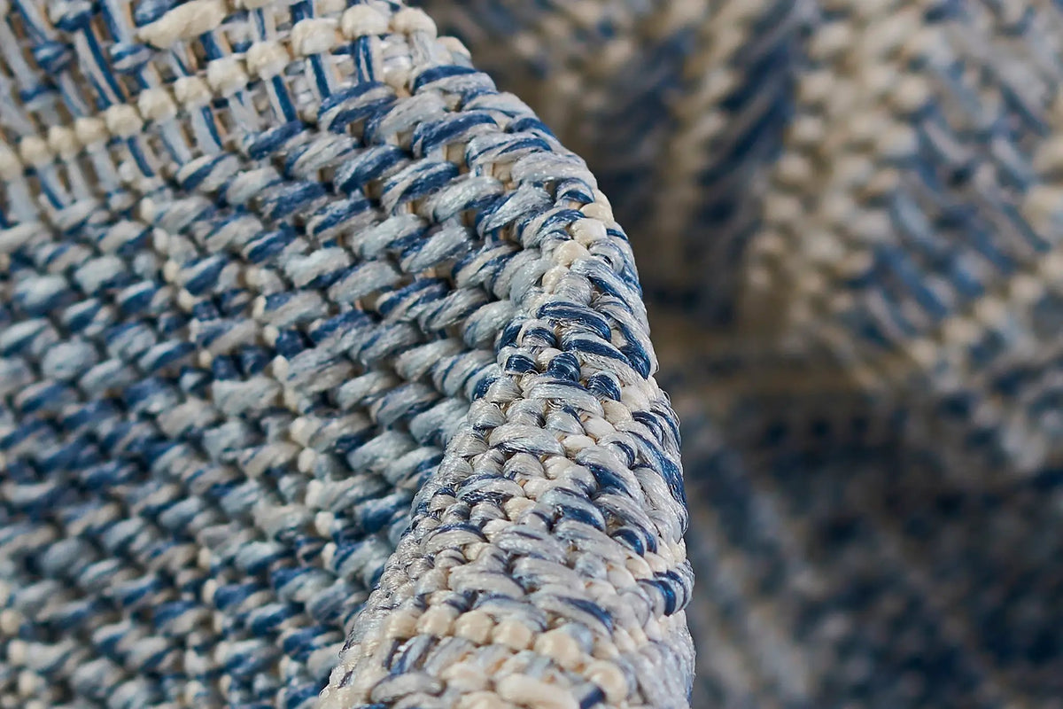 Hampton HAM-10 Blue Area Rug by Momeni