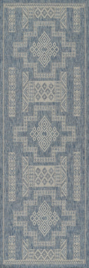 Momeni Hampton HAM10 Blue Indoor/Outdoor Area Rug