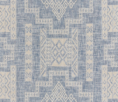 Momeni Hampton HAM10 Blue Indoor/Outdoor Area Rug