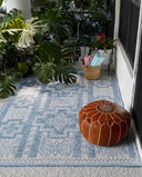 Momeni Hampton HAM10 Blue Indoor/Outdoor Area Rug