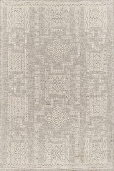 Momeni Hampton HAM10 Gray Indoor/Outdoor Area Rug