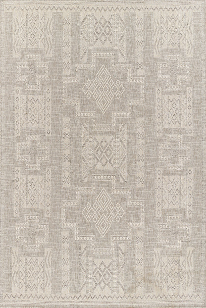 Momeni Hampton HAM10 Gray Indoor/Outdoor Area Rug