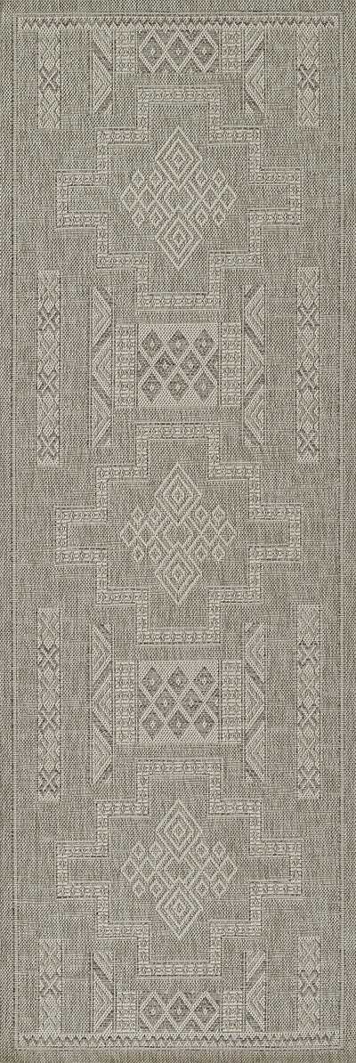 Momeni Hampton HAM10 Gray Indoor/Outdoor Area Rug