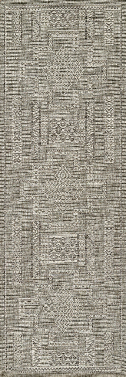 Momeni Hampton HAM10 Gray Indoor/Outdoor Area Rug