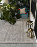 Momeni Hampton HAM10 Gray Indoor/Outdoor Area Rug