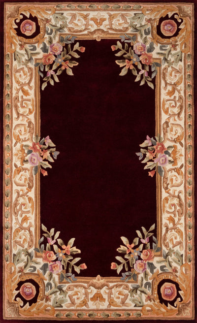 Momeni Harmony HAI-7 Burgundy Hand Tufted Area Rug