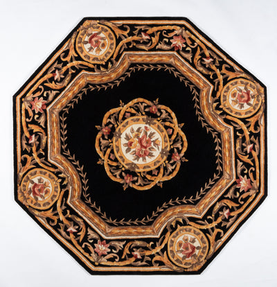 Momeni Harmony HAI12 Black Hand Tufted Area Rug