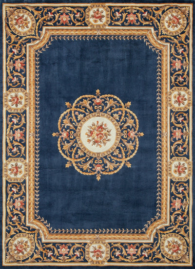 Momeni Harmony HAI12 Blue Hand Tufted Area Rug