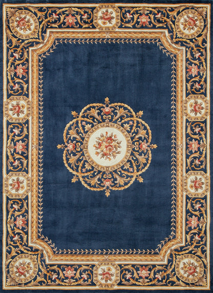 Momeni Harmony HAI12 Blue Hand Tufted Area Rug