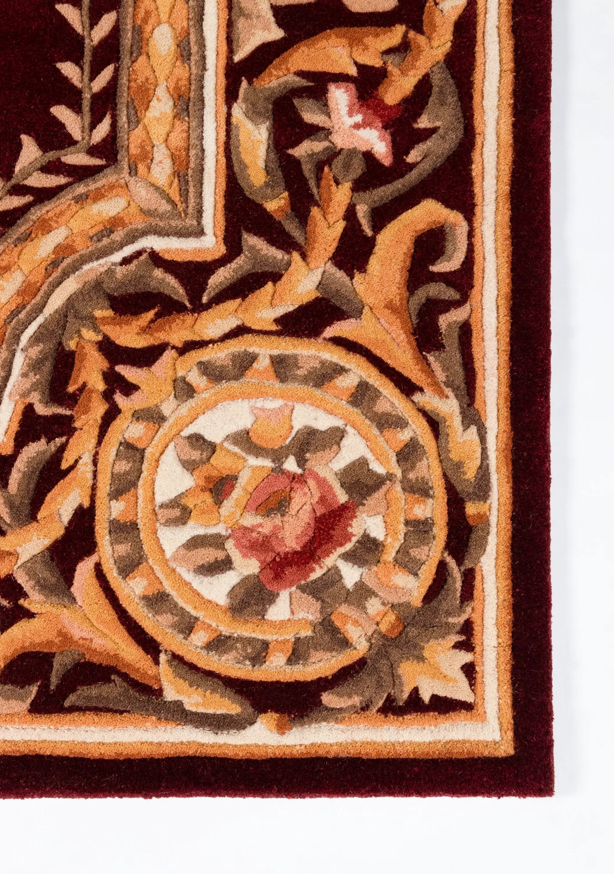 Harmony HAI-12 Burgundy Area Rug by Momeni