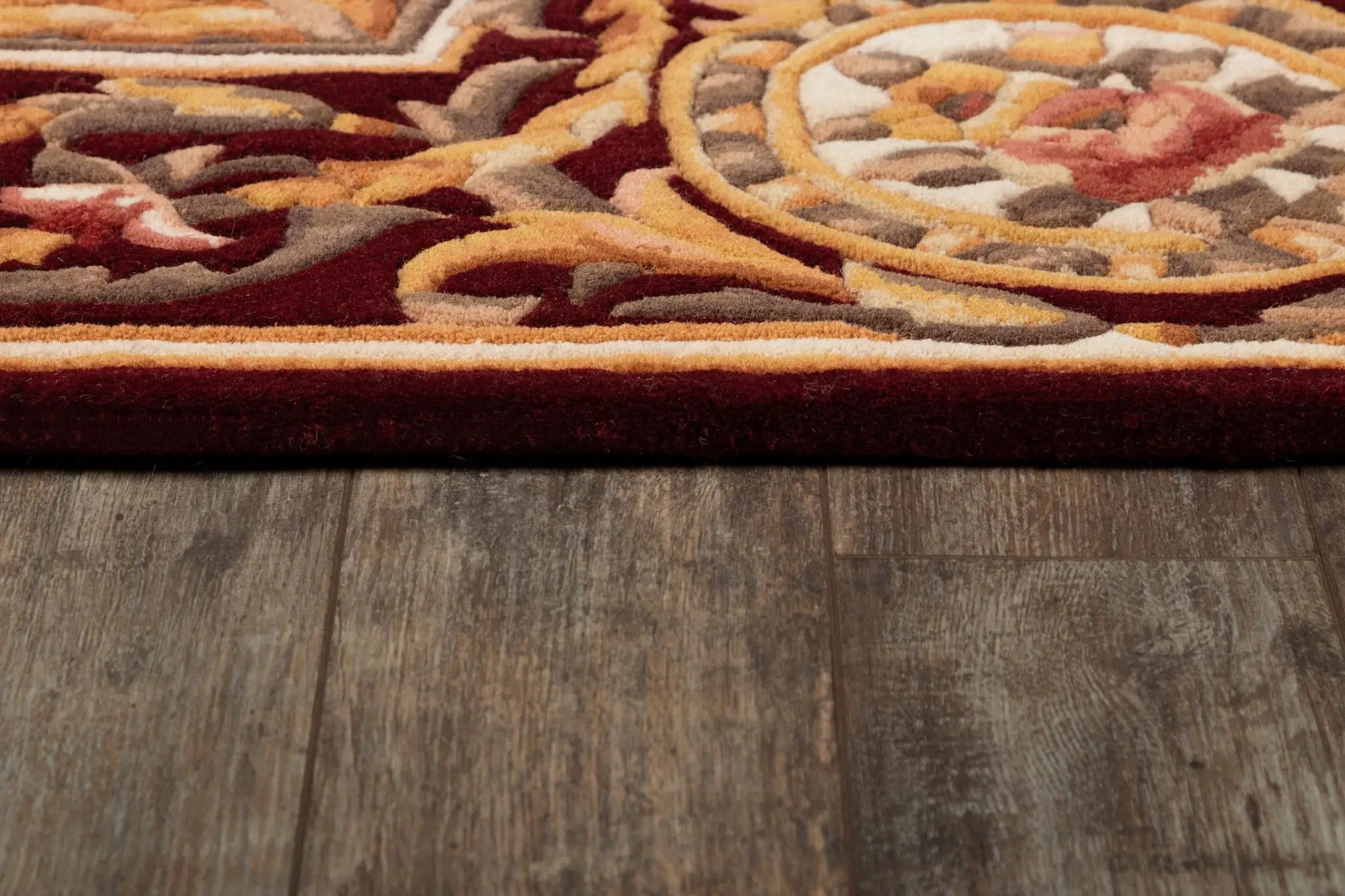 Harmony HAI-12 Burgundy Area Rug by Momeni