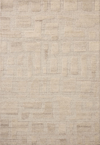 Crafted as a hand-tufted wool area rug, the Hartley HRT-01 Ivory / Natural Area Rug brings refined ivory and warm natural warmth and traditional character to your space