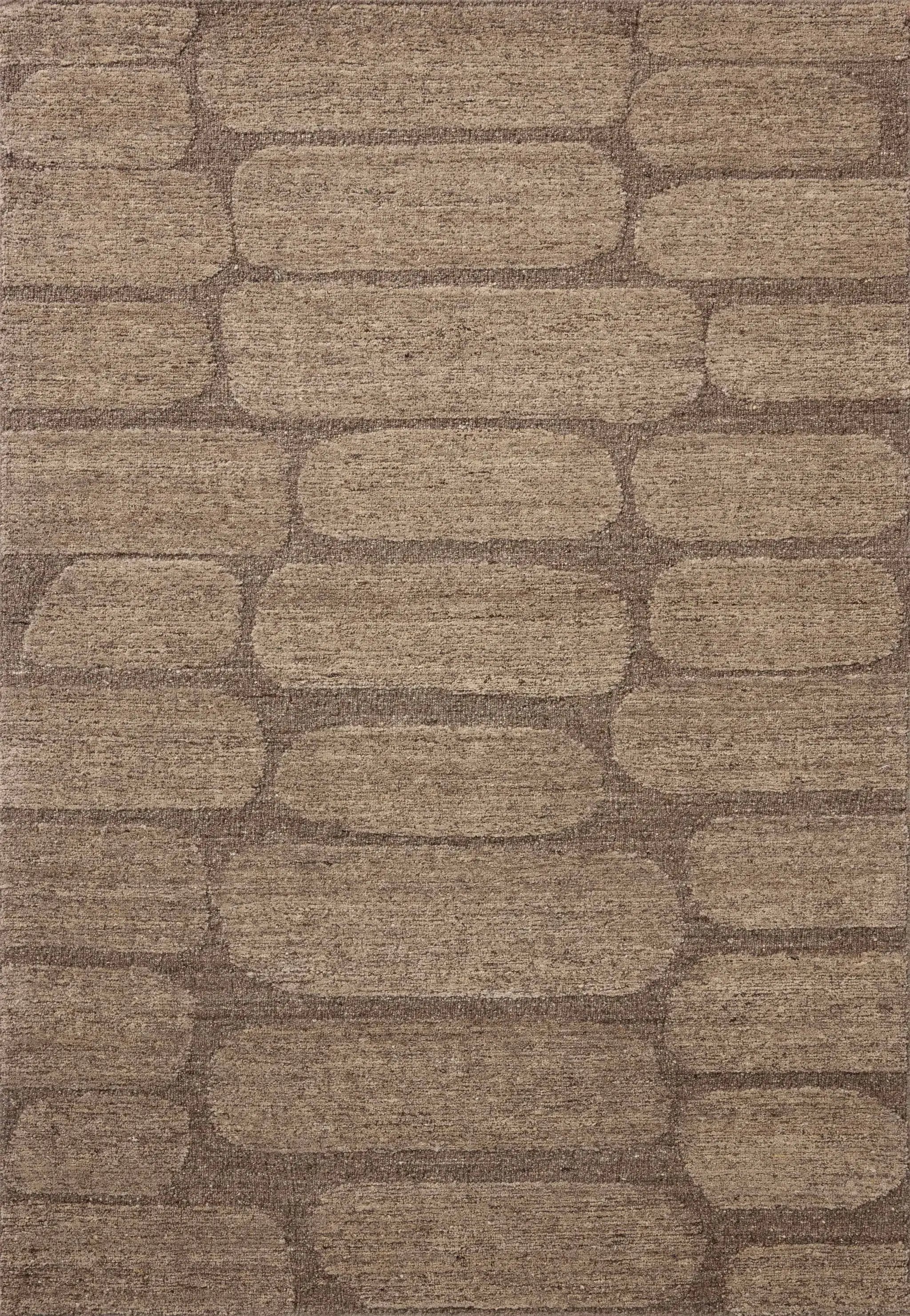 Hartley HRT-05 Brown / Taupe Area Rug by Loloi
