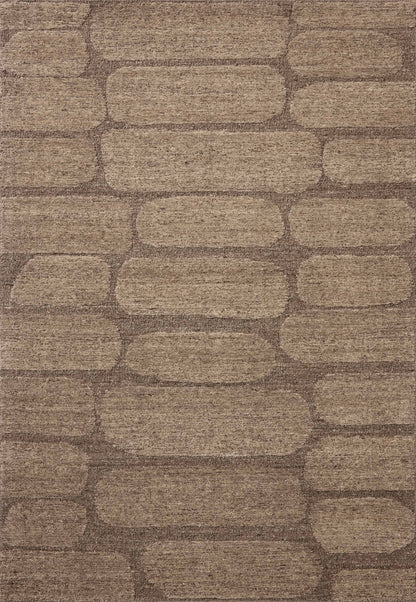 The Hartley HRT-05 Brown / Taupe Area Rug delivers brown and versatile taupe beauty and traditional elegance in a hand-tufted wool area rug