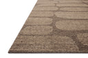 The Hartley HRT-05 Brown / Taupe Area Rug delivers brown and versatile taupe beauty and traditional elegance in a hand-tufted wool area rug