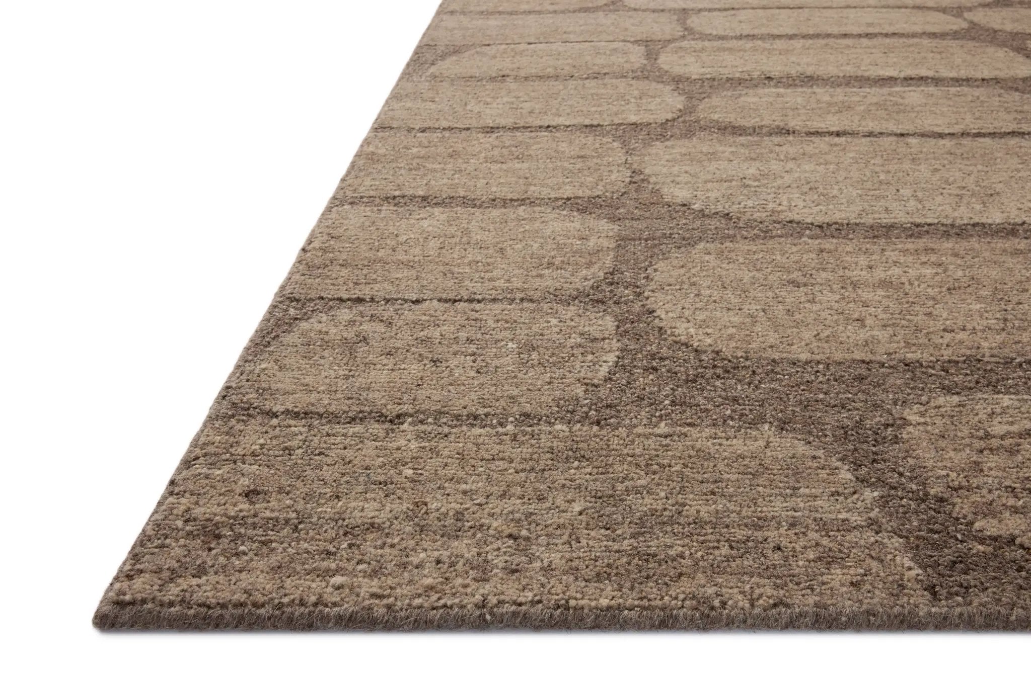 Hartley HRT-05 Brown / Taupe Area Rug by Loloi
