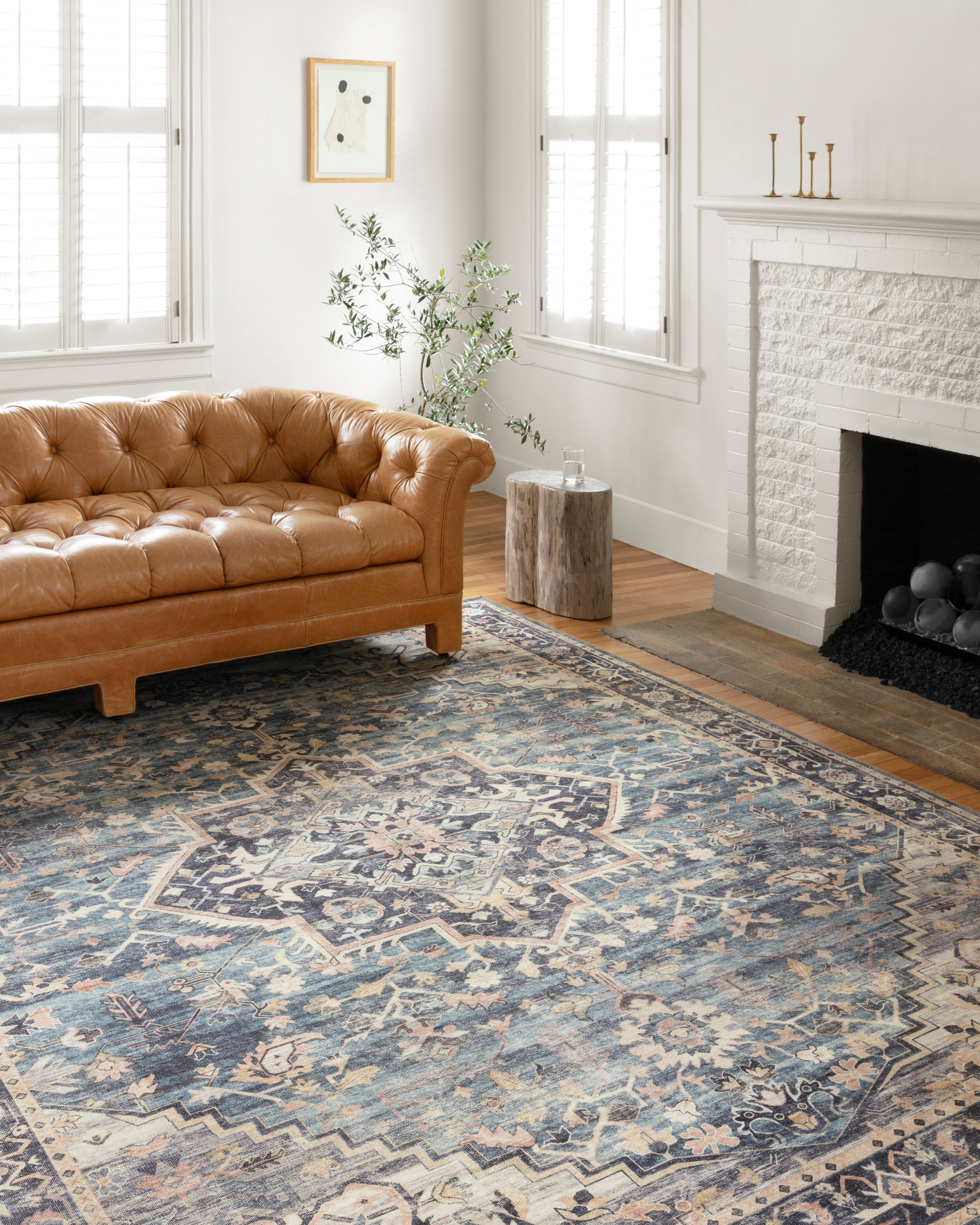 Loloi Hathaway HTH-01 Navy / Multi Area Rug