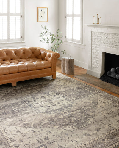 Loloi Hathaway HTH-05 Steel / Ivory Area Rug