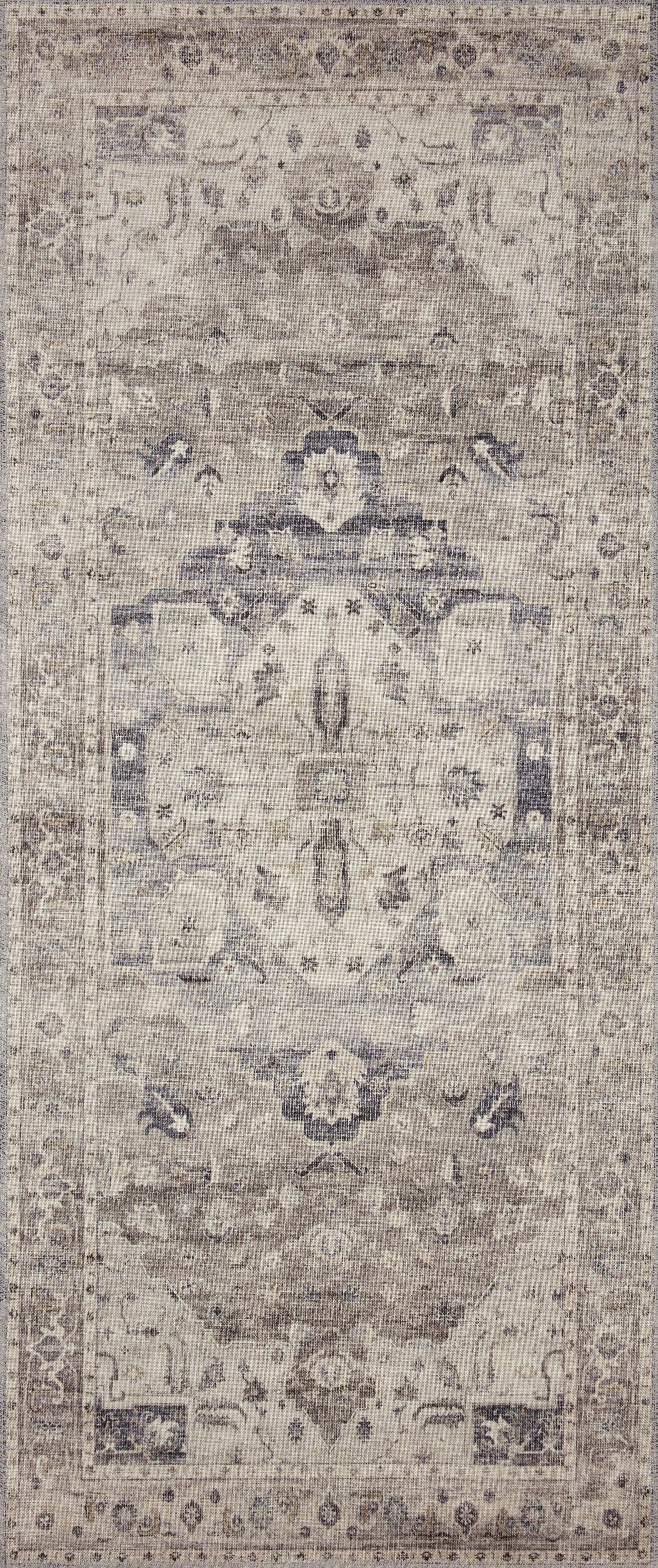 Loloi Hathaway HTH-05 Steel / Ivory Area Rug