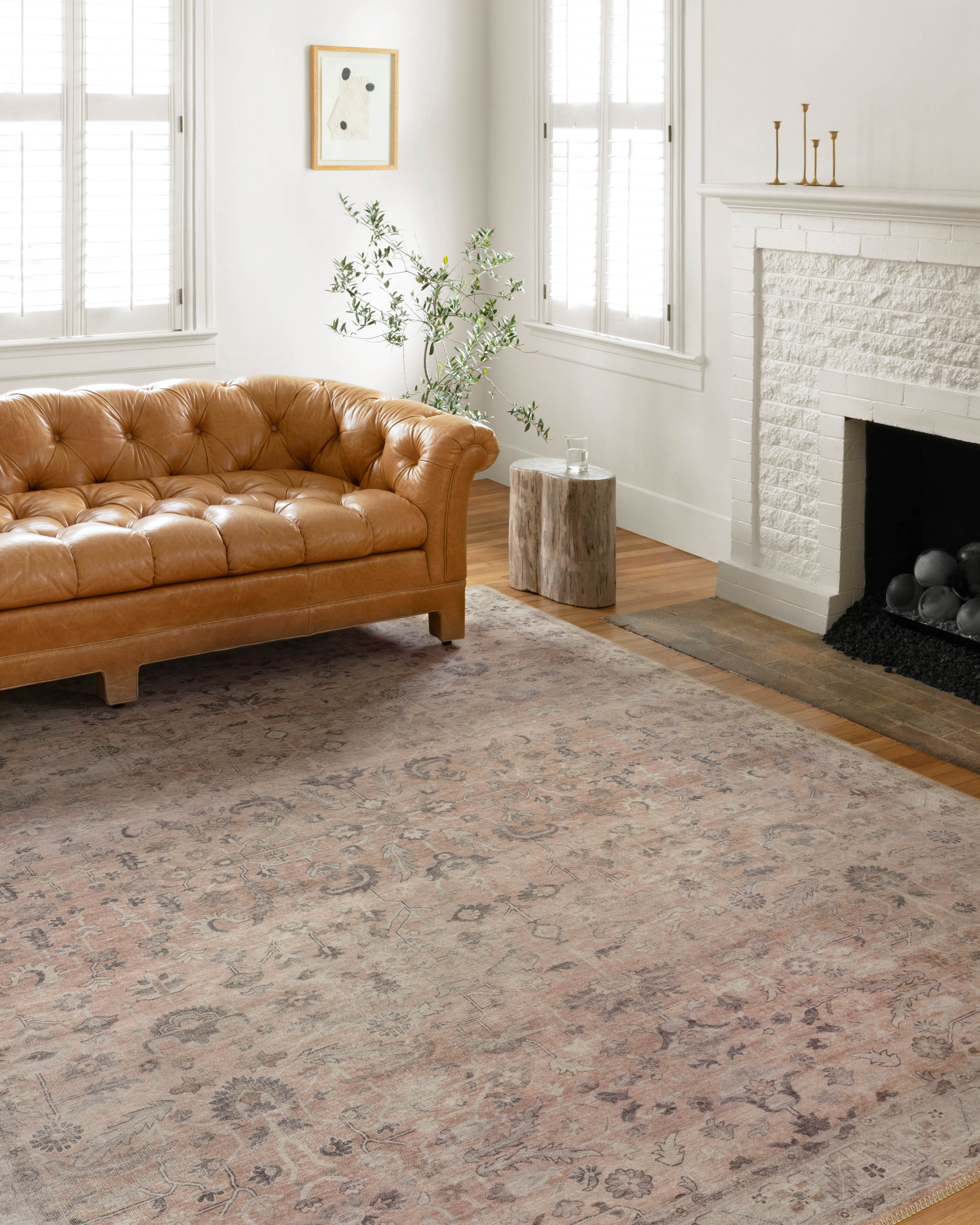 Loloi Hathaway HTH-06 Blush / Multi Area Rug