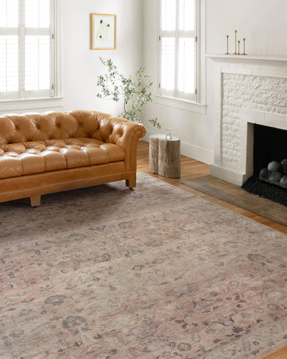Loloi Hathaway HTH-06 Blush / Multi Area Rug