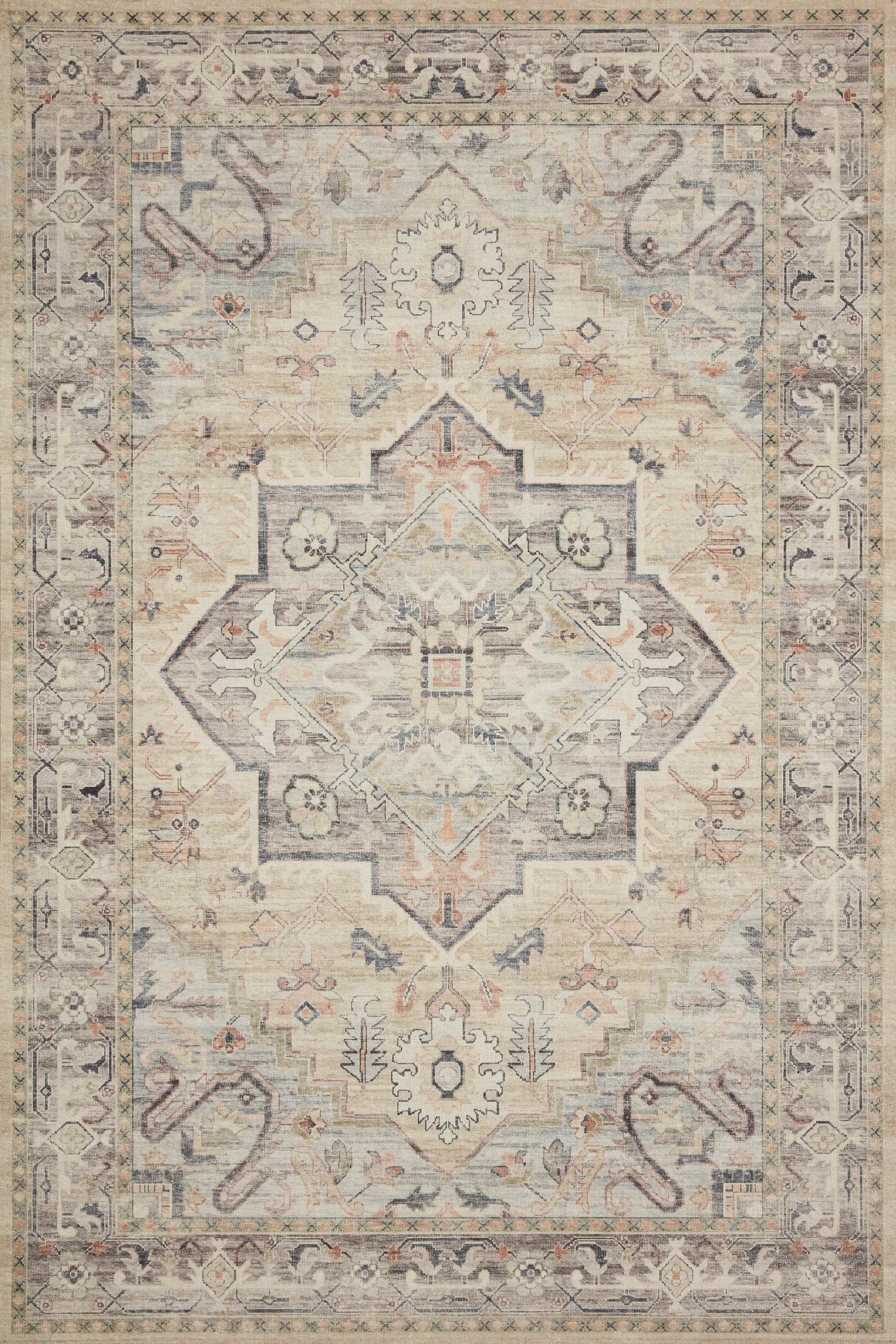 Hathaway HTH-07 Multi / Ivory Area Rug by Loloi
