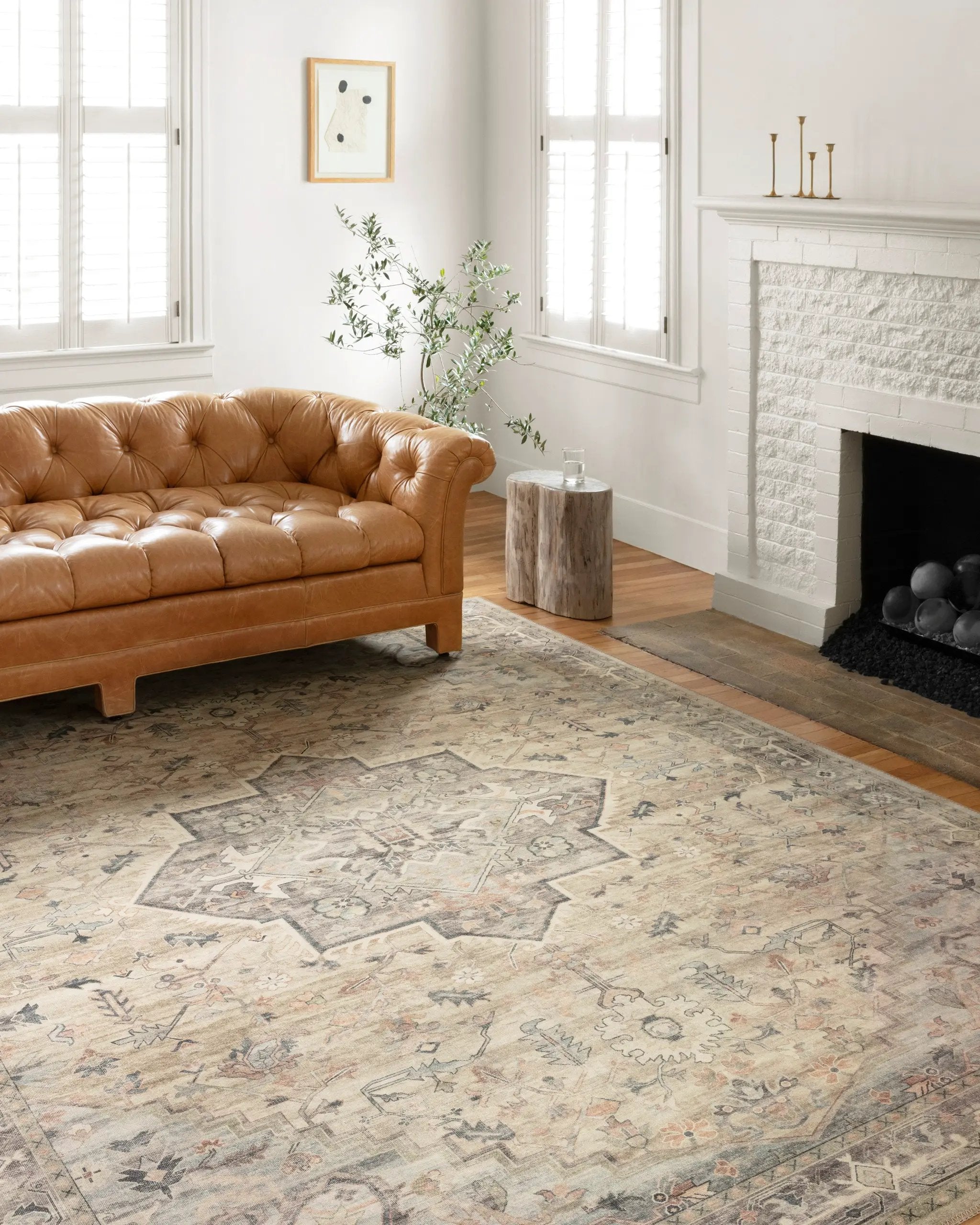 Hathaway HTH-07 Multi / Ivory Area Rug by Loloi