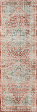 Loloi Heidi HEI-01 Terracotta / Aqua Area Rug