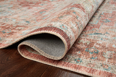 Loloi Heidi HEI-01 Terracotta / Aqua Area Rug