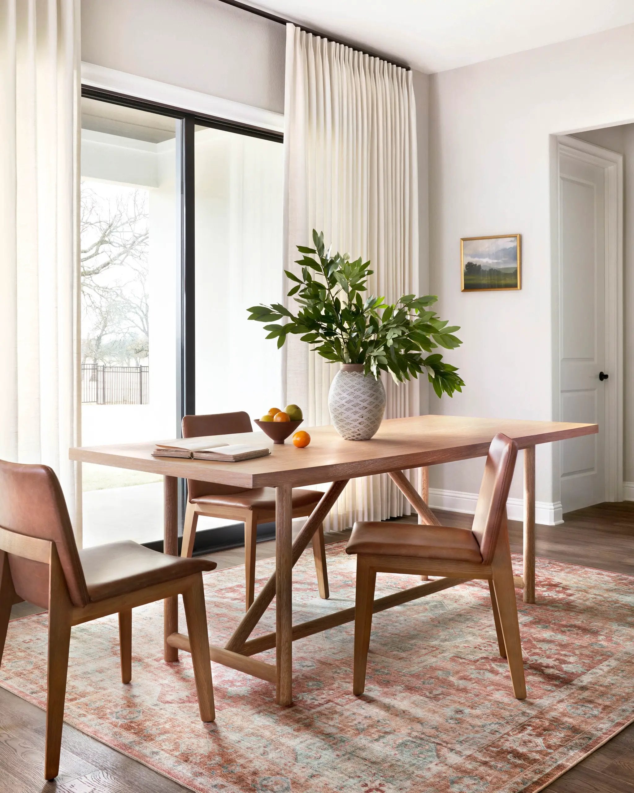 Heidi HEI-01 Terracotta / Aqua Area Rug by Loloi