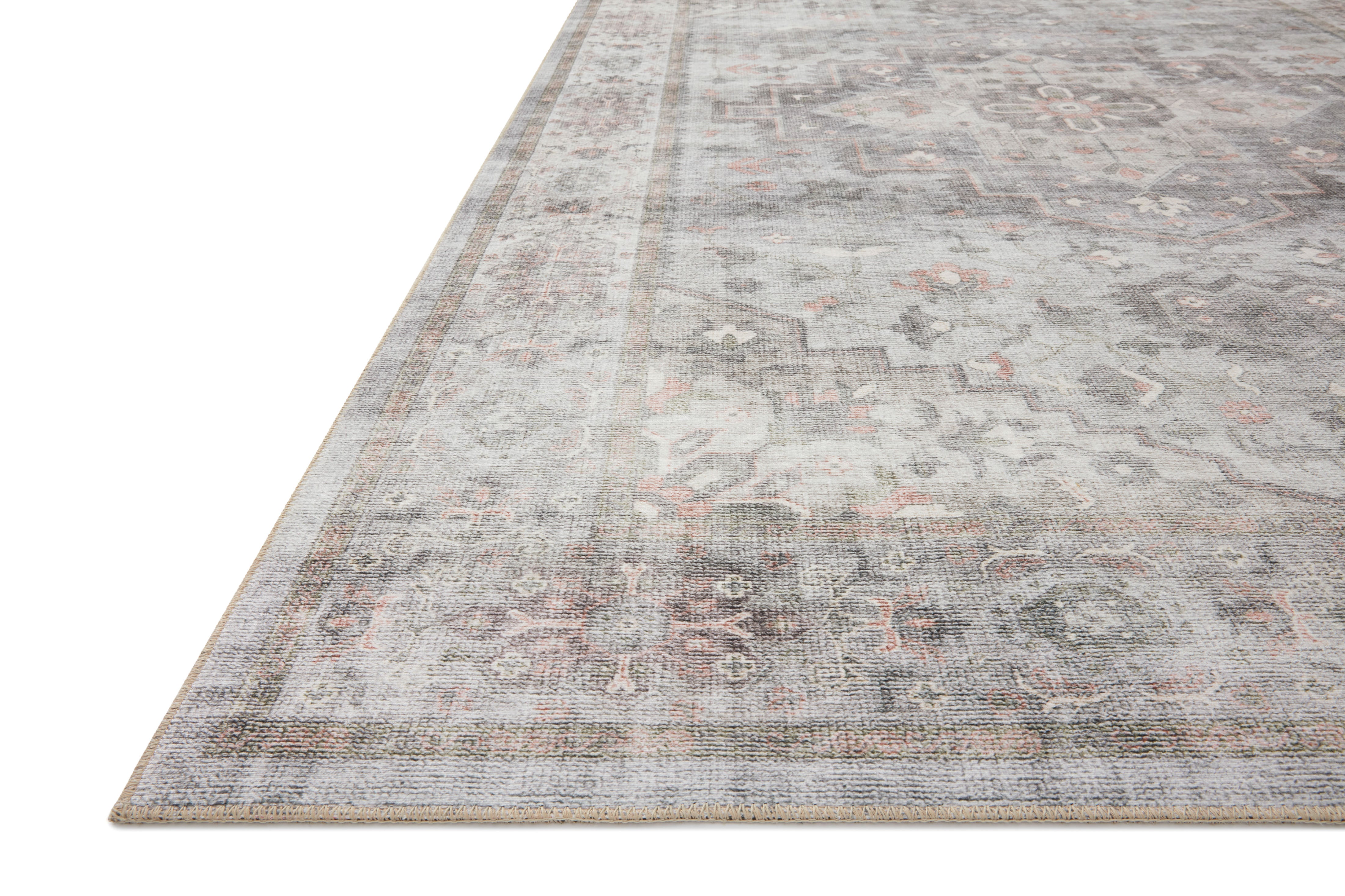 Loloi Heidi HEI-02 Dove / Blush Area Rug