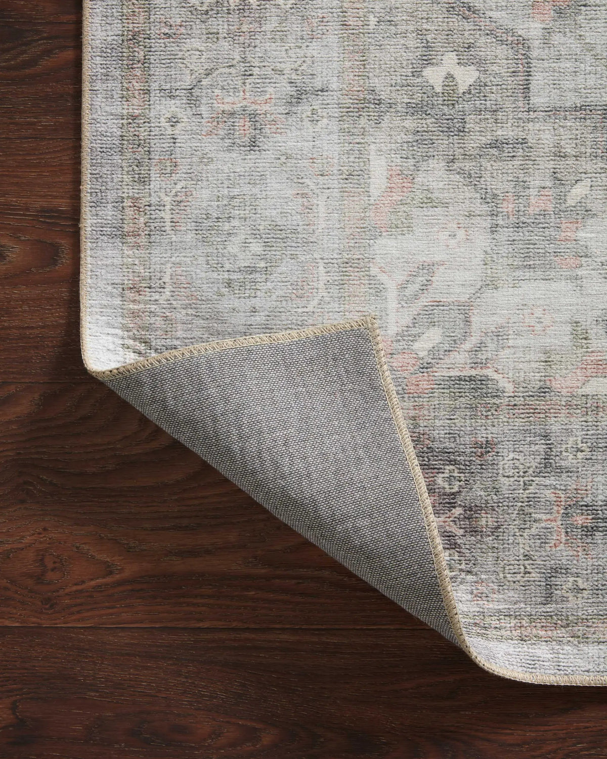 Heidi HEI-02 Dove / Blush Area Rug by Loloi