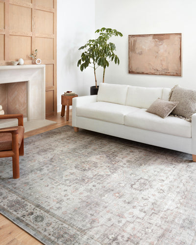 Loloi Heidi HEI-02 Dove / Blush Area Rug
