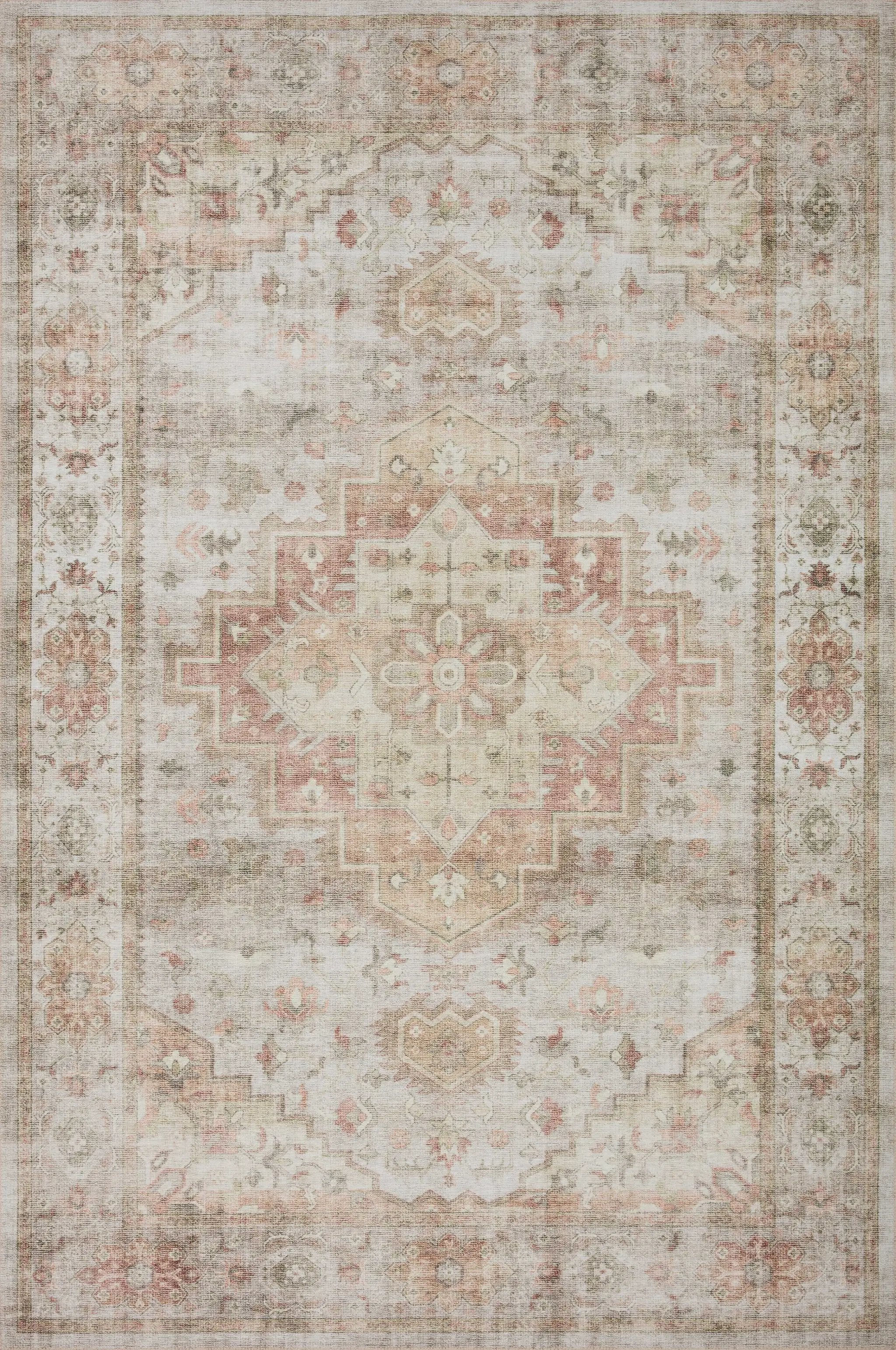 Heidi HEI-02 Sage / Multi Area Rug by Loloi