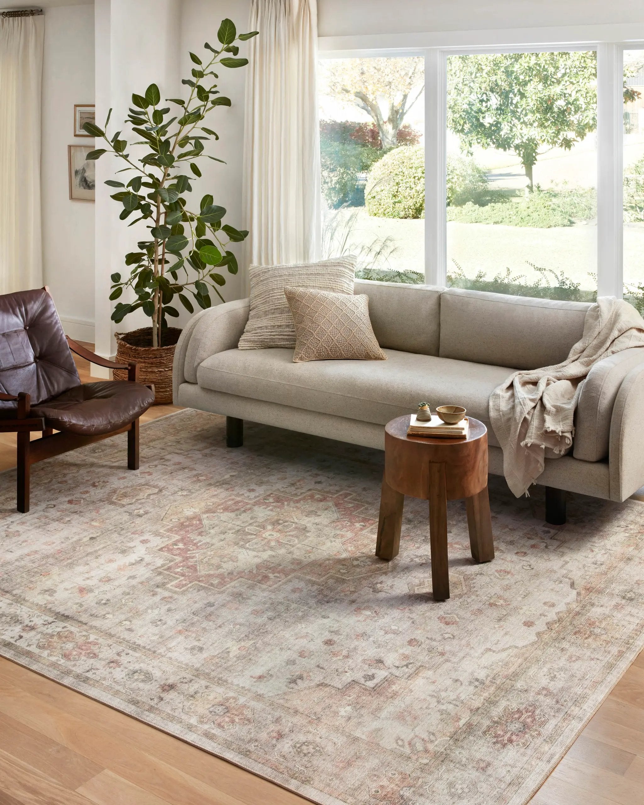 Heidi HEI-02 Sage / Multi Area Rug by Loloi