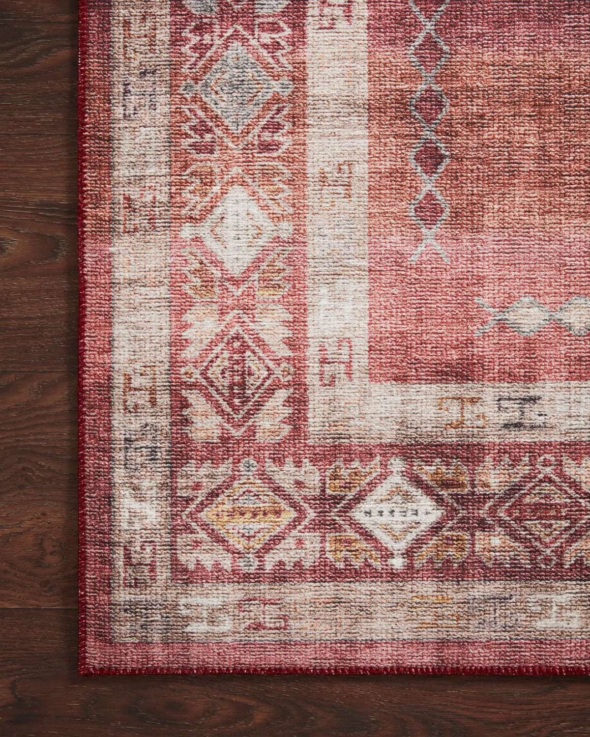Heidi HEI-03 Sunset / Natural Area Rug by Loloi