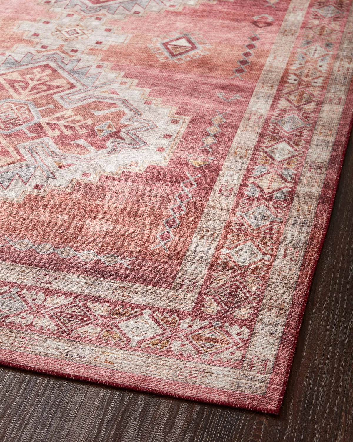 Heidi HEI-03 Sunset / Natural Area Rug by Loloi
