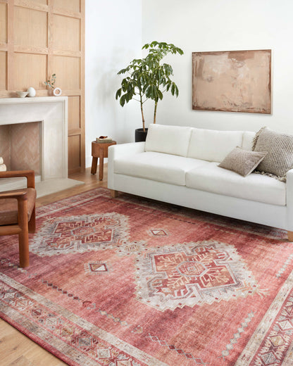 Loloi Heidi HEI-03 Sunset / Natural Area Rug