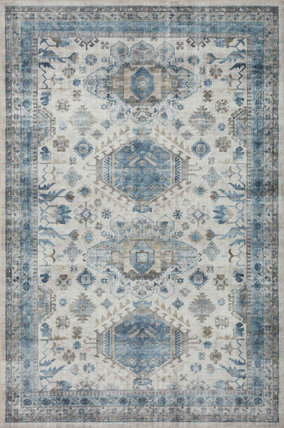 Loloi Heidi HEI-04 Ivory / Ocean Area Rug