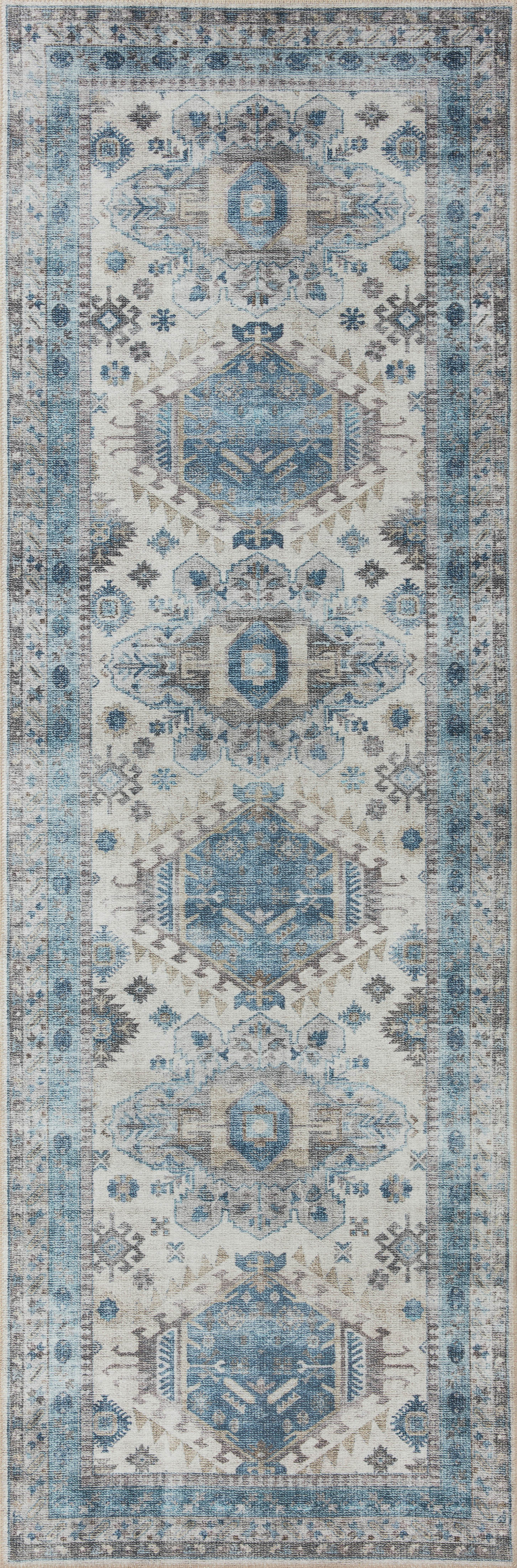 Loloi Heidi HEI-04 Ivory / Ocean Area Rug