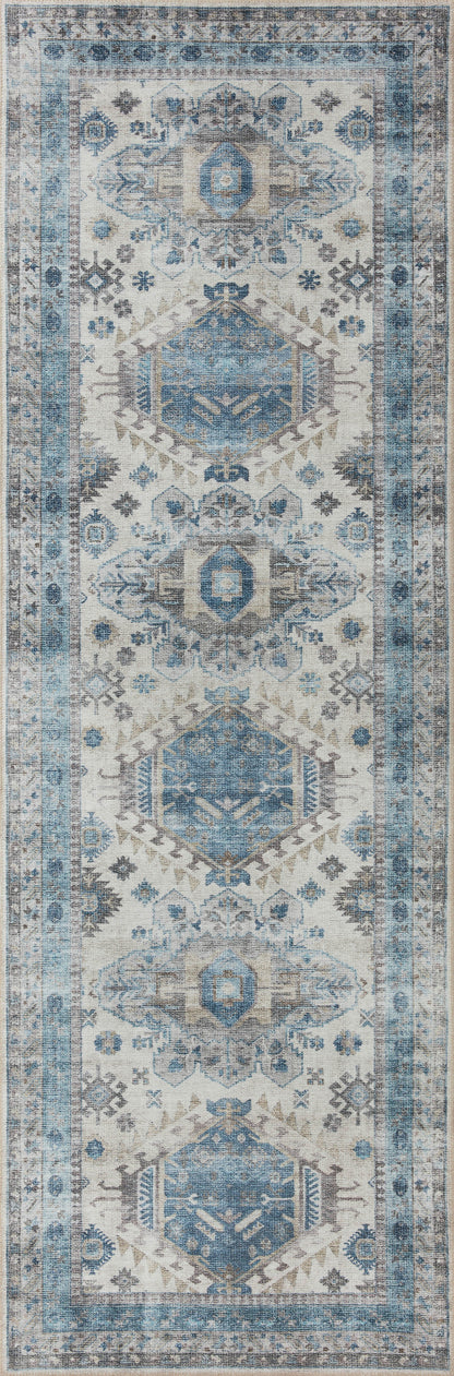 Loloi Heidi HEI-04 Ivory / Ocean Area Rug