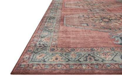 Loloi Heidi HEI-05 Spice / Aqua Area Rug
