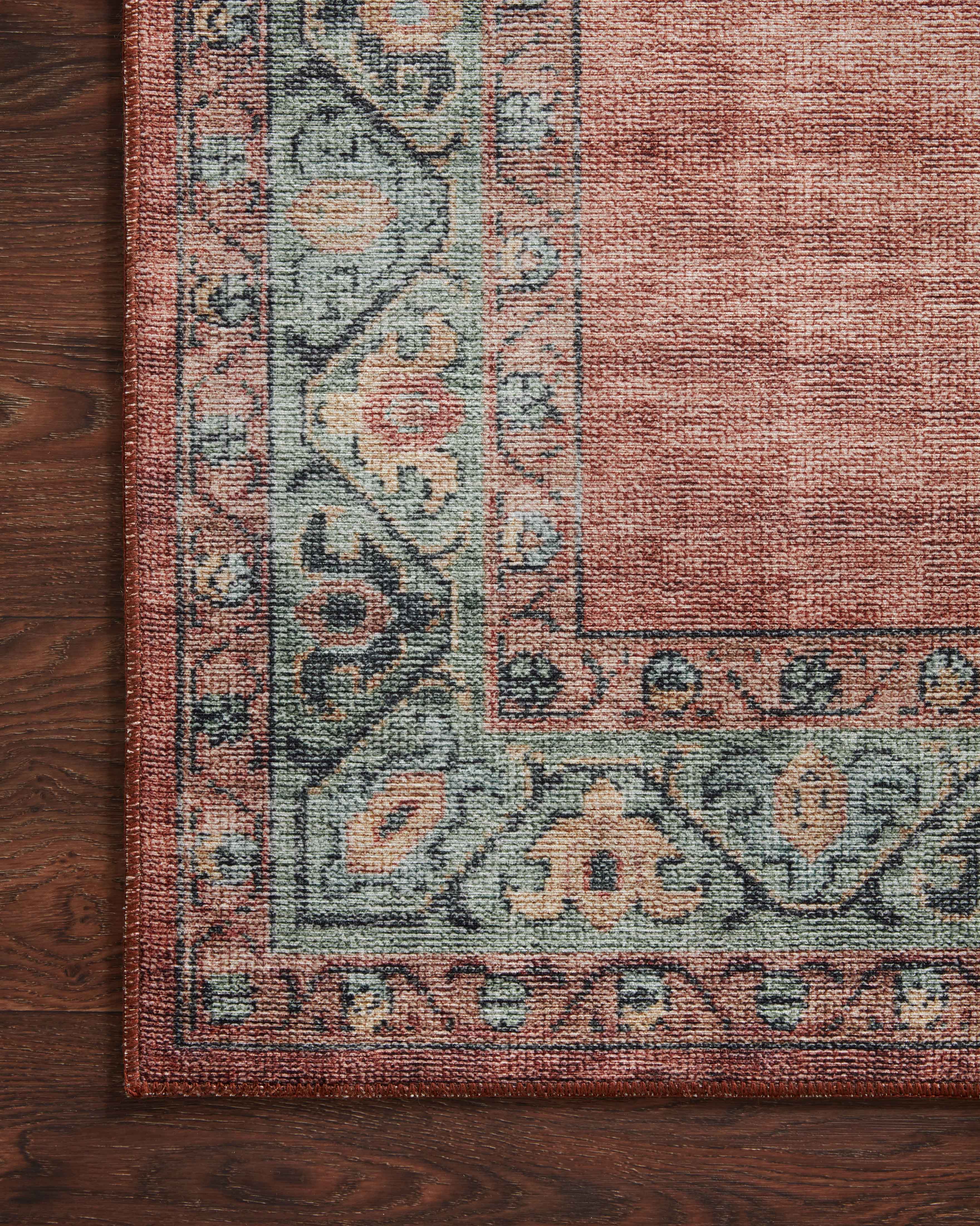 Loloi Heidi HEI-05 Spice / Aqua Area Rug