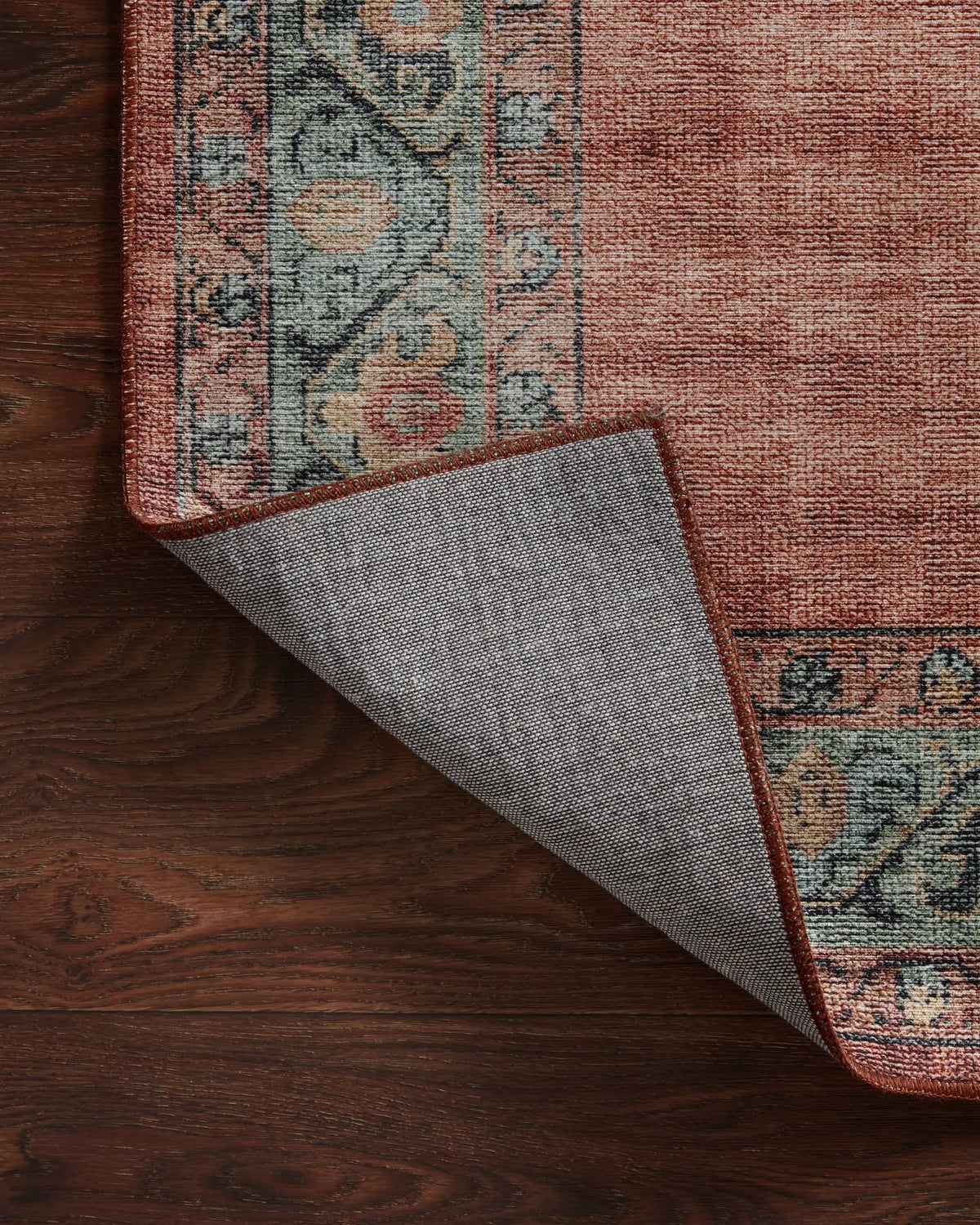 Heidi HEI-05 Spice / Aqua Area Rug by Loloi