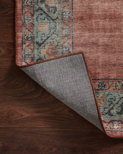 Loloi Heidi HEI-05 Spice / Aqua Area Rug