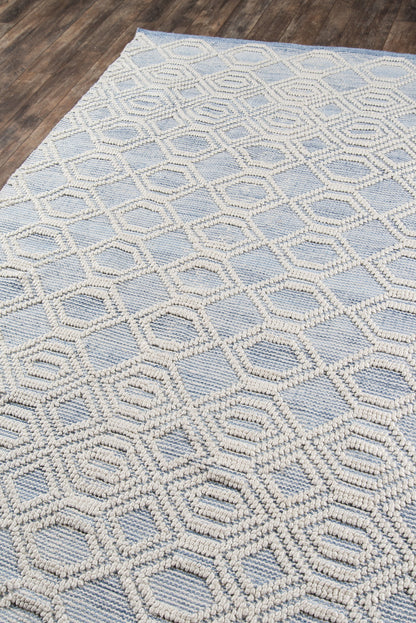 Momeni Hermosa HRM-1 Light Blue Hand Woven Area Rug