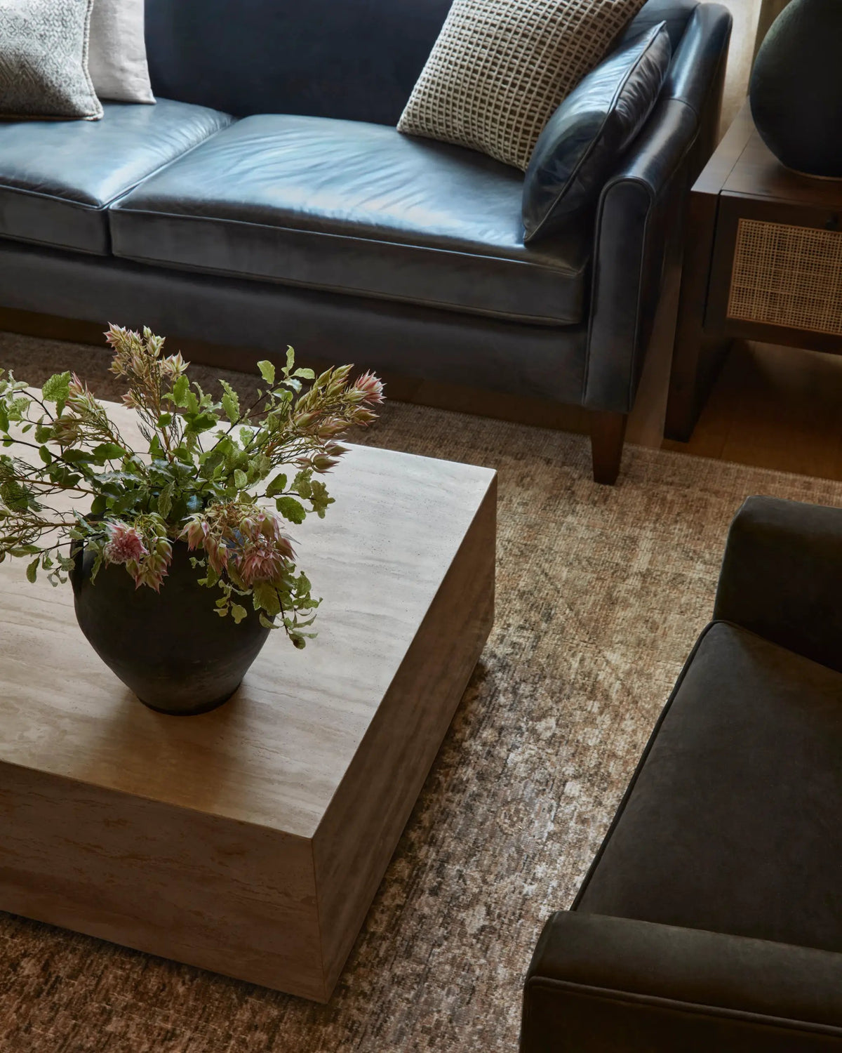 Heritage HER-01 Clay / Natural Area Rug by Loloi
