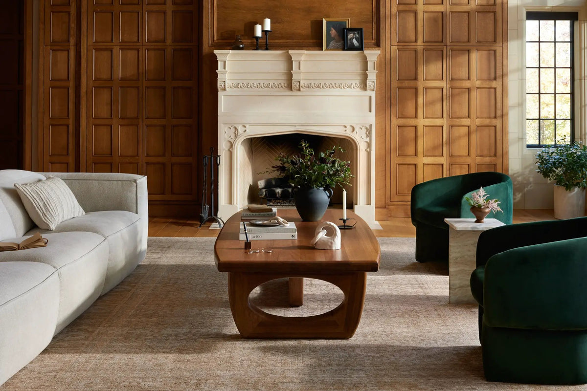 Heritage HER-01 Clay / Natural Area Rug by Loloi